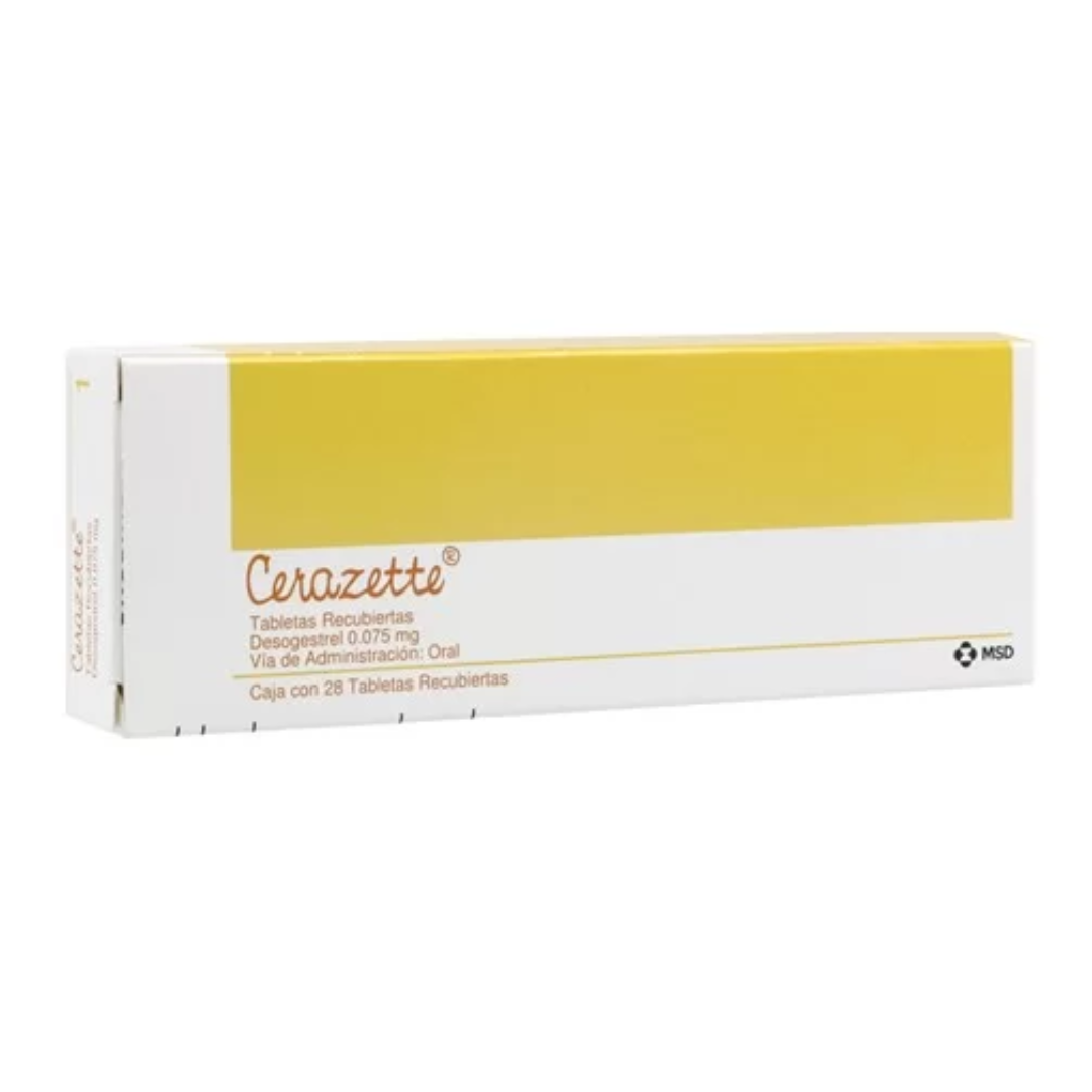 CERAZETTE DESOGESTREL 0.075MG TAB X 28